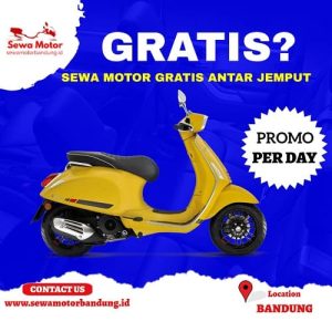 Sewa Motor Bandung Gratis Antar Jemput