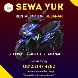 sewa Motor Bulanan di Bandung