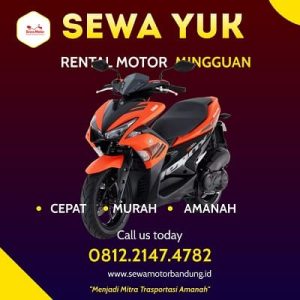 Sewa Motor Mingguan Di Bandung